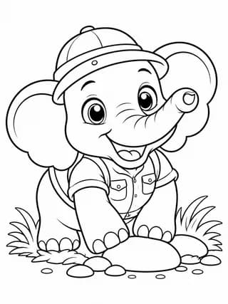 Safari elephant