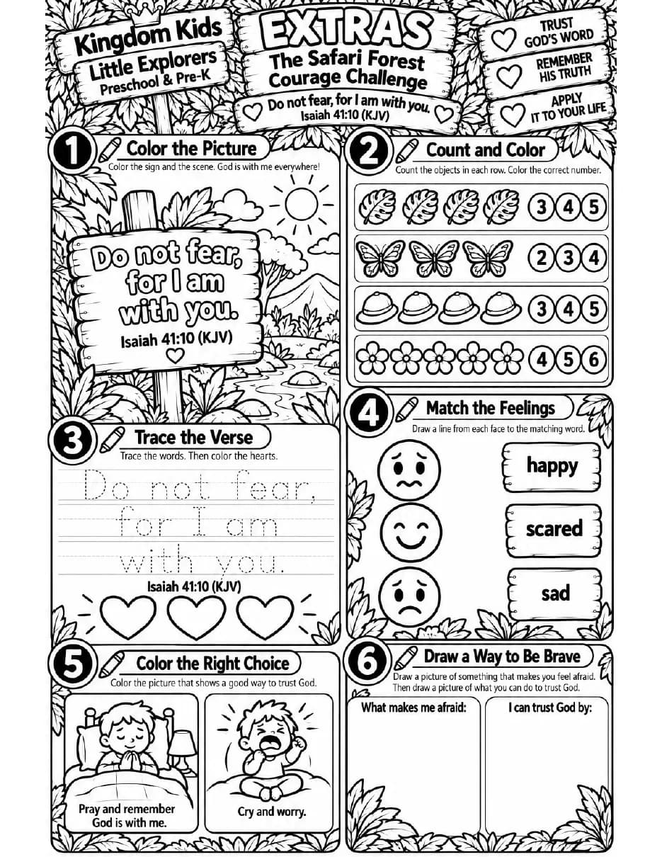 Activity Sheet preview