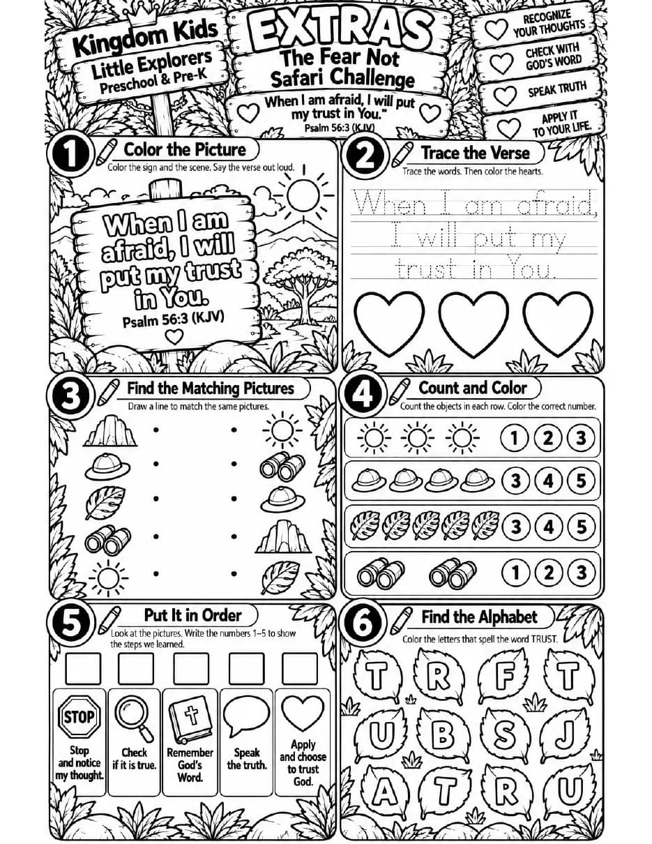 Activity Sheet preview