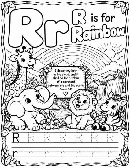 R is for Rainbow